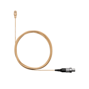Shure Omni Lavalier Microphone, Low Sensitivity, LEMO Connector, Tan Finish for Professional Broadcast and Audio Applications (TL45T/O-LEMO)