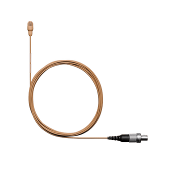 Shure Omni Lavalier Microphone, Low Sensitivity, LEMO Connector, Cocoa Finish for Professional Broadcast and Audio Applications (TL45C/O-LEMO)