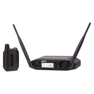 Shure GLXD14+-Z3 GLXD+ Digital Wireless Bodypack System with WA302 Guitar Cable and GLXD4+ Tabletop Receiver (GLXD14+-Z3)