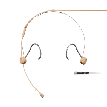 Shure Omni Headset Microphone with mDOT Connector, Tan Finish for Professional Broadcast and Performance Applications (TH53T/O-MDOT)
