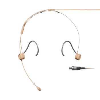 Shure Omni Headset Microphone with LEMO Connector, Tan Finish for Professional Broadcast and Performance Applications (TH53T/O-LEMO)
