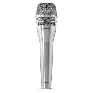 Shure KSM8/N Dualdyne Dynamic Handheld Vocal Microphone, Nickel (KSM8/N)