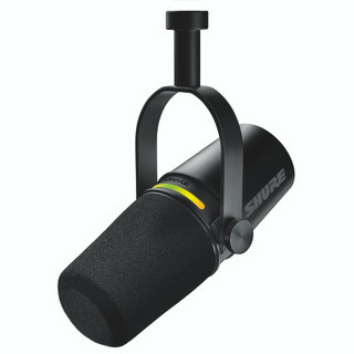Shure MV7+-K XLR/USB Speech Microphone, Black (MV7+-K)
