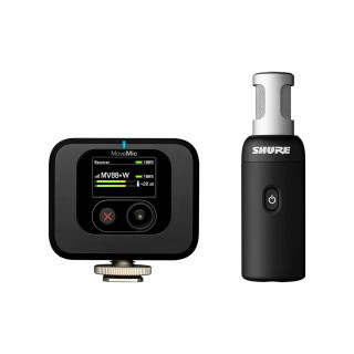 Shure MV88+W-KIT-Z7 Wireless Stereo Microphone with Camera Receiver (MV88+W-KIT-Z7)