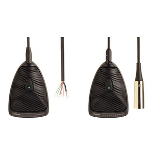 Shure MX392BE/S Supercardioid Condenser Boundary Microphone with Built-in Preamp, 12 ft Bottom-Exit Unterminated Cable, Logic Functions, Programmable Switch, and LED Indicator (MX392BE/S)