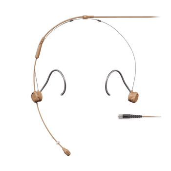 Shure Omni Headset Microphone with mDOT Connector, Cocoa Finish for Professional Broadcast and Performance Applications (TH53C/O-MDOT)