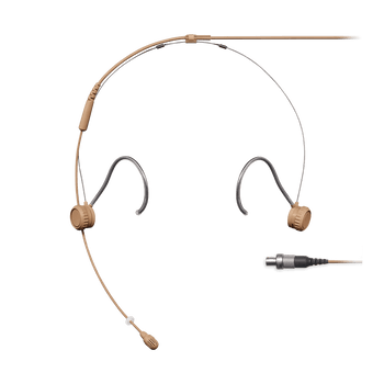 Shure Omni Headset Microphone with LEMO Connector, Cocoa Finish for Professional Broadcast and Performance Applications (TH53C/O-LEMO)