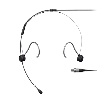 Shure Omni Headset Microphone with LEMO Connector, Black for Professional Broadcast and Performance Applications (TH53B/O-LEMO)