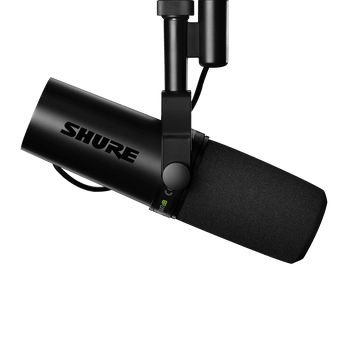 Shure SM7dB Dynamic Vocal Microphone (Cardioid) with +28dB Built-in Active Preamp, Black Finish for Broadcast, Podcasting, and Professional Recording Applications (SM7DB)