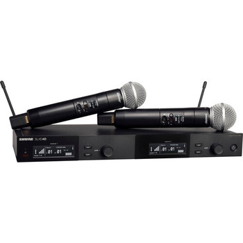 Shure SLXD24D/SM58 Digital Wireless Dual Handheld System - H55 Band