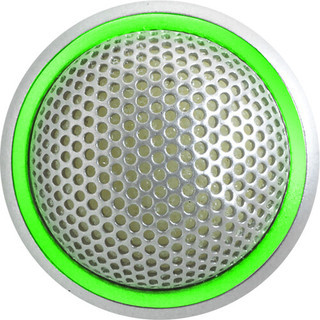 Shure MX395AL/C-LED Brushed Aluminum Low-Profile Boundary Microphone, Cardioid, Removable LED, 5-Pin XLR (Female Connector Included) (MX395AL/C-LED)