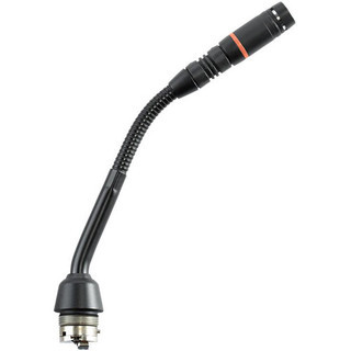 Shure MX405RLP/S 5" Shock-Mounted Gooseneck Microphone, Supercardioid, LED Ring, Less Preamplifier (MX405RLP/S)