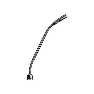 Shure MX410RLPDF/C 10" Shock-Mounted Dual Flexible Gooseneck Microphone, Cardioid, Red LED Ring on Top, Less Preamplifier (MX410RLPDF/C)