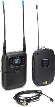 Shure SLXD15/DL4B Wireless Bodypack System with DL4B Lavalier Microphone - J52 Band