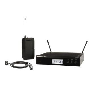 Shure BLX14R/W85M-J11 Rackmount Lavalier Wireless System with WL185M Microphone and BLX4R Receiver, J11 Band (BLX14R/W85M-J11)