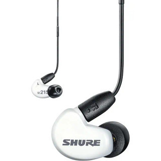 Shure SE215 EARPHONE,WHITE W/MODEL:RMCE-UNI