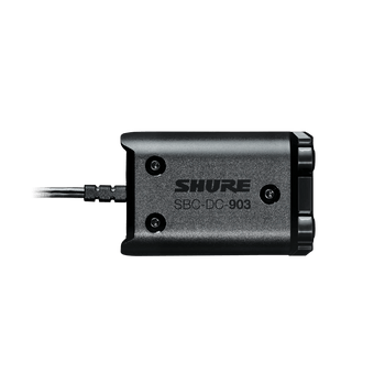 Shure DC Adapter Battery Eliminator for SLX-D/SLXD5 Wireless Systems, Power Accessory for Continuous Operation Without Batteries (SBC-DC-903)