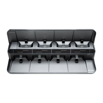 Shure SBC850-US 8-Bay Networked Docking Station for BN & GN Wireless Systems, Professional Networked Charging and Monitoring Station for Battery Management (Power Supply Not Included) (SBC850-US)