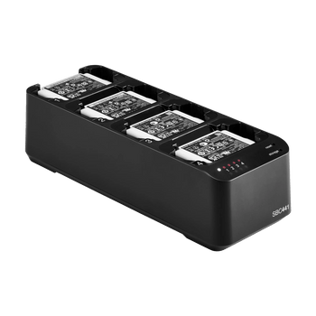 Shure SBC441-US 4-Bay Charger for ADXR Wireless Systems, Professional Multi-Battery Charging Station for Audio Applications (SBC441-US)