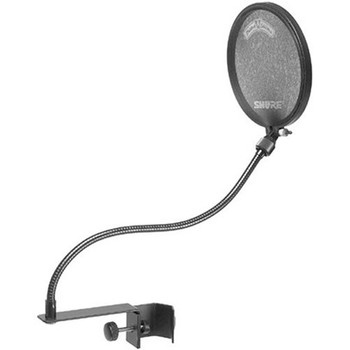 Shure PS-6 PopperStopper™ Pop Filter with Metal Gooseneck and Heavy-Duty Microphone Stand Clamp (PS-6)