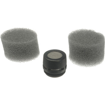 Shure R185B Black Cardioid Replacement Microphone Cartridge for Microflex® MX Series Microphones and WL185 Lavalier Microphone (R185B)