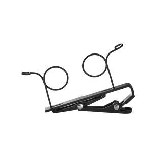 Shure RK187T2-B Black Dual Tie Clip for Lavalier Microphones (RK187T2-B)