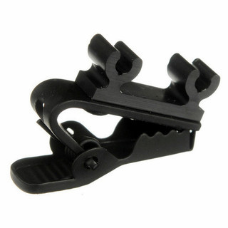 Shure RK307DB Dual Mount Tie Clips for SM93 and WL93T Lavalier Microphones, 2-Pack Secure Dual-Point Clothing Mount Clips for Stable Body-Worn Placement (RK307DB)