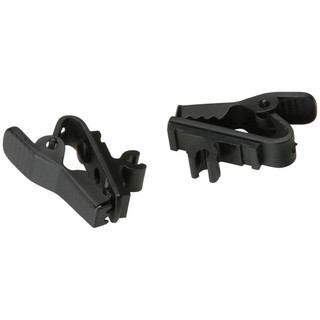 Shure RK354SB Black Single Mount Tie-Clips for SM93 and WL93 Lavalier Microphones, 2-Pack Secure Clothing Mount Clips for Stable Body-Worn Placement (RK354SB)