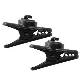Shure Replacement Collar Clips, 2-Pack Secure Mounting Clips for Lavalier and Headset Microphones for Stable Body-Worn Applications (RK380)