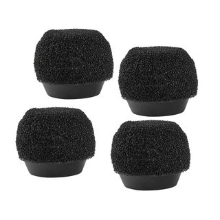 Shure Indoor Foam Windscreens, 4-Pack Acoustic Wind Noise Reduction Covers for Lavalier and Headset Microphones for Clear Speech Capture (RK381)