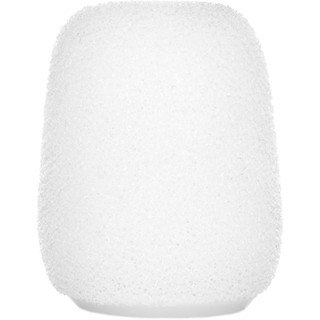Shure White Snap-Fit Windscreens for Microflex® MX Series Microphones, 4-Pack Replacement Foam Covers for Wind Noise Reduction and Clear Speech Capture (RK514WS)