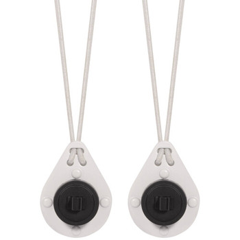 Shure Black Magnetic Mounts for TwinPlex Microphones, 2-Pack Secure Magnetic Attachment System for Discreet Lavalier Placement in Broadcast and Theater Applications (RPM40MM/B)