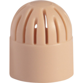 Shure Tan Presence Caps for TwinPlex TL/TH Microphones, 10-Pack Acoustic Capsule Enhancement Caps for Lavalier Use in Broadcast and Theater Applications (RPM40PC/T)