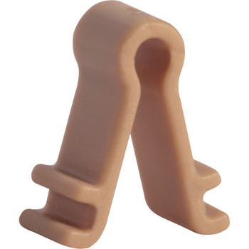 Shure Tan Standoffs for TwinPlex TL Accessories, 10-Pack Mounting Spacers for Secure Lavalier Placement in Broadcast and Theater Applications (RPM40SO/T)