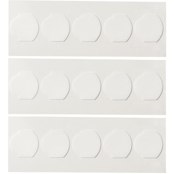 Shure Dual Sticky Adhesive Mounts for TwinPlex Microphones, 15-Pack Replacement Adhesive Pads for Secure Discreet Lavalier Placement in Broadcast and Theater Applications (RPM40TS)