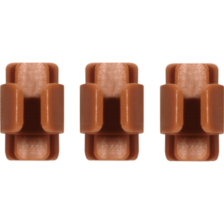 Shure Cocoa Headset Clips for TH53 Headset Microphones, 3-Pack Replacement Cable Clips for Secure Cable Management in Broadcast and Theater Applications (RPM53C-CC)