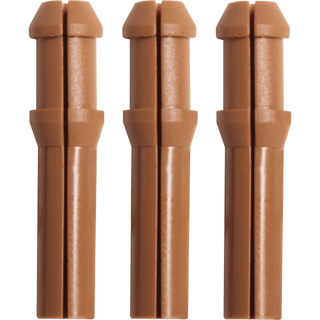 Shure Cocoa Cable Flex Strain Reliefs for TH53 Headset Microphones, 3-Pack Replacement Cable Support Components for Secure Fit and Durability in Broadcast and Theater Applications (RPM53C-CF)