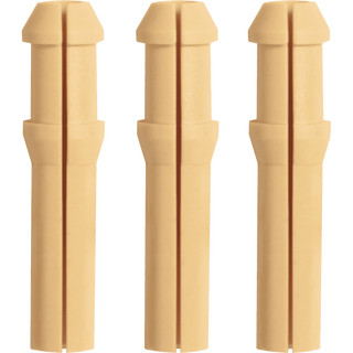 Shure Tan Cable Flex Strain Reliefs for TH53 Headset Microphones, 3-Pack Replacement Cable Support Components for Secure Fit and Durability in Broadcast and Theater Applications (RPM53T-CF)