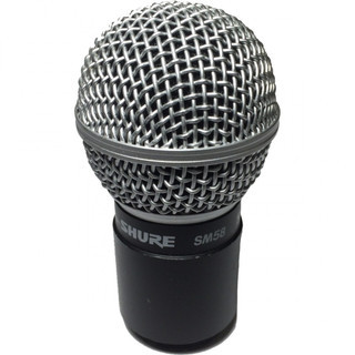Shure Wireless SM58 Cartridge Housing Assembly with Matte Grille, Replacement Microphone Component for Wireless SM58 Systems in Live Sound and Vocal Performance Applications (RPW112)