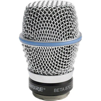 Shure Wireless Beta 87C Cartridge Housing Assembly with Matte Grille, Replacement Microphone Module for Wireless Beta 87C Systems in Vocal Performance and Live Sound Applications (RPW122)