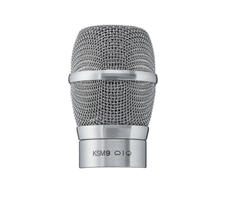 Shure Replacement Wireless Head for KSM9, Nickel Finish, Premium Condenser Capsule for Wireless Vocal Performance Systems (RPW188)