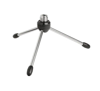 Shure Folding Tripod Desk Stand, Compact Portable Microphone Stand for Studio, Broadcast, and Desktop Recording Applications (S41E)