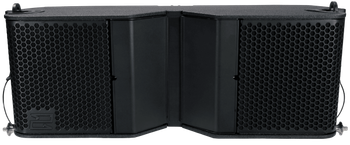 EAW Powered 6.5" 2-Way Line Array. 2 x 6.5" LF and 1 x 1.75 Voice Coil HF. Horz: 80˚,110˚, Asymmetric 95˚ Vert: 15˚. Black