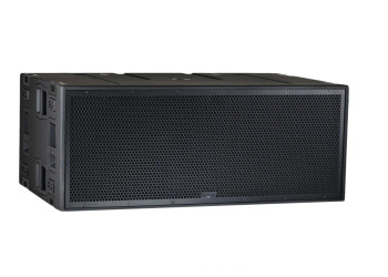 EAW 2 x 18" Ground Stack Powered Subwoofer. Dante.