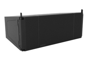 EAW Passive Bi-Amp 10" 3-Way Install line Array. 2 x 10" 3" Voice Coil LF, 4 x 5" 1.7" Voice Coil MF and 2 x 1.4" Exit 3" Voice Coil. Horz: 80˚ Vert: 10˚. Black