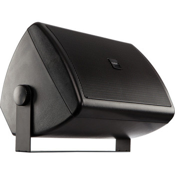 QSC AC-S6T-BK 6.5″ Two-Way Surface Speaker with 70/100V Transformer, 8Ω Bypass, 130° Coverage, Yoke Mount, Black (AC-S6T-BK)