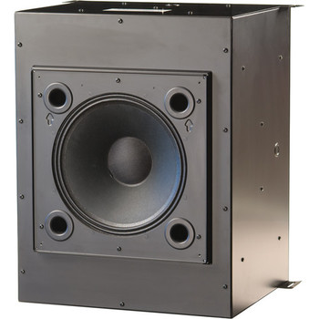 QSC AD-C1200 12″ High-Power Coaxial Ceiling Speaker Baffle, 70/100V Transformer, 16Ω Bypass, 85° Coverage (AD-C1200)