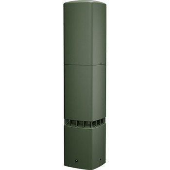 QSC AD-DWL.SUB Dual 5.25″ Subwoofer Direct Landscape Loudspeaker, Bollard Design, 70/100V Transformer, 16Ω Bypass, Green (AD-DWL.SUB)