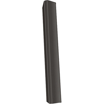QSC AD-S162T-BK 2.75″ Full-Range Column Surface Speaker (x16 Elements), 70/100V Transformer, 8Ω Bypass, 160° Horizontal x Selectable 15°/30° Vertical Coverage, with Pan/Tilt Wall Mount and Weather Input Cover, Black (AD-S162T-BK)
