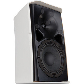 QSC AD-S6T-WH 6.5” Surface Speaker – 70/100V / 8Ω Bypass, 105° Coverage, X-Mount™, Weather Input Cup, White (Pair) (AD-S6T-WH)